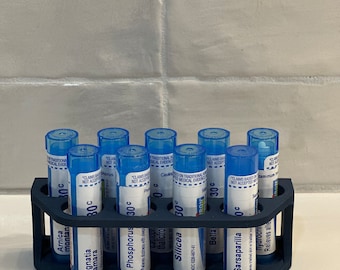 Countertop Homeopathy Remedy Organizer: Apothecary Boiron Storage