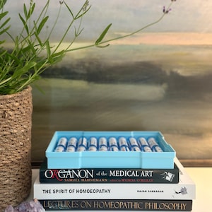 Homeopathic Remedy Organizer Apothecary Tray Stackable Homeopathy Remedy Tray Organizer Boiron Remedy Organizer Homeopathy Storage L Blue