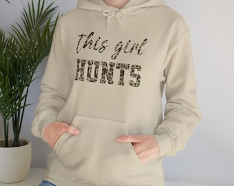 Camouflage Hunting Hoodie: Women's Outdoor Apparel, DTF Sleeve Prints