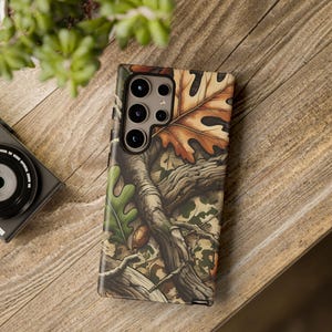 Camouflage Samsung Tough Case: Woodland Army Print