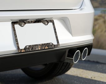 Jagd Camo Kennzeichenrahmen, Camouflage Plattenhalter, Autozubehör, Camo Decor, Jagdgeschenk, Geschenk für Autoliebhaber
