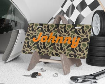 Personalisiertes Camouflage-Nummernschild: Benutzerdefinierte Aluminium Auto Tag