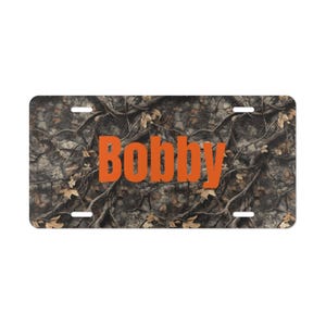 Personalisiertes Camouflage-Nummernschild: Benutzerdefinierte Aluminium Auto Tag Bild 3