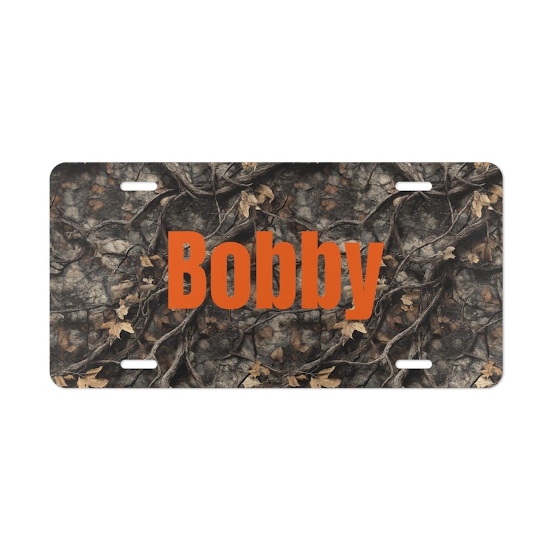 Personalisiertes Camouflage-Nummernschild: Benutzerdefinierte Aluminium Auto Tag Bild 3