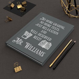 Teacher Retirement Guestbook: Hardcover Memory Journal