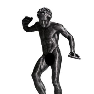 The Dancing Faun of Dionysian Delight Mythological and Antique Statue