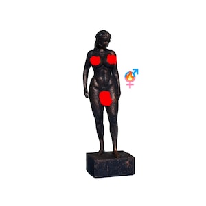 Transgender, Androgynous Watcher of the Night Statue