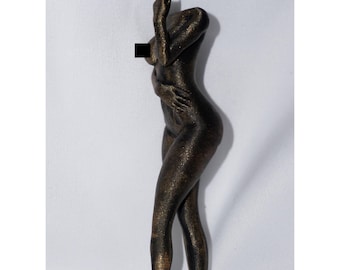 Female, The Thinker - Sculpture