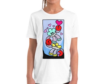 Bubbles and Bumpy community support - Youth Short Sleeve T-Shirt