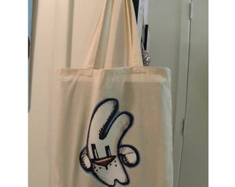 NEW - Funny Bunny character - canvas bag