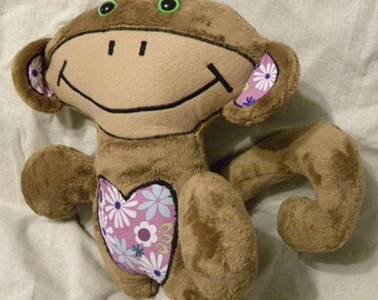 Plush PDF Pattern - Monkey - DIY - Last Minute Gift