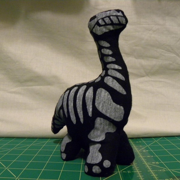 Dinosaur - Dino - Skeleton - Brontosaurs - Plush Toy
