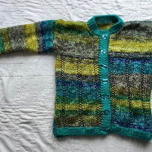 Hand Knitted Cardigan to fit 7 to 8 Years