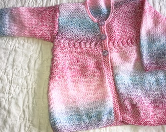 Hand Knitted Cardigan to fit 6 - 12 Months