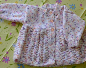 Hand Knitted Cardigan to fit 6 - 12 Month Baby
