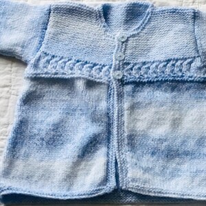 Hand Knitted Cardigan to fit 6 12 Month Baby image 2