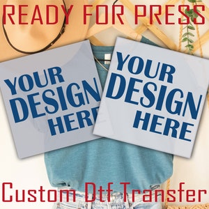 Custom Logo DTF Transfer: Ready To Press Heat Transfer