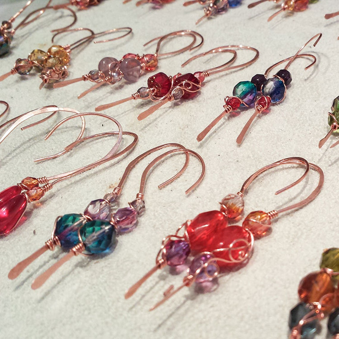 TUTORIAL Copper Earrings & Production Techniques Etsy