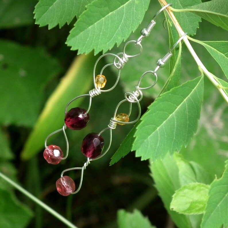 TUTORIAL Simple Twisted Earrings wirewrapped Earring Instructions Etsy