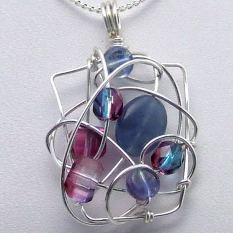 TUTORIAL: Mosaic Bead Pendant (wire-wrapped Pendant Instructions) - Etsy