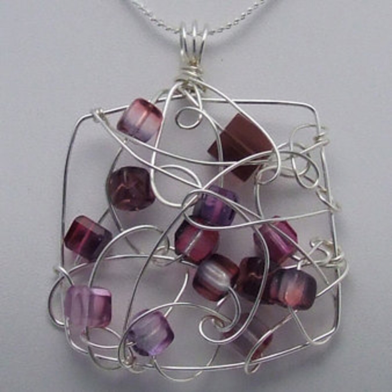 TUTORIAL: Mosaic Bead Pendant (wire-wrapped Pendant Instructions) - Etsy