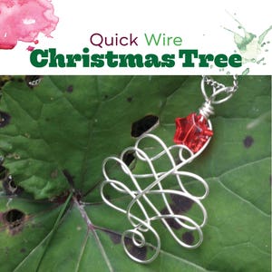 TUTORIAL: Albero di Natale veloce (Istruzioni per ciondolo/ornamento avvolto in filo metallico)