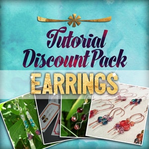 20% OFF Discount Tutorial Pack: Earrings (Wire-Wrapped Instructions)
