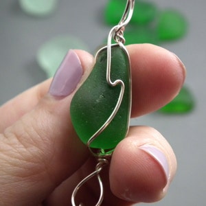 TUTORIAL: Chunky Beach Glass Bracelet or Necklace Wire-Wrapped Instructions image 2
