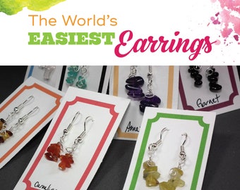 TUTORIAL: World's Easiest Earrings (Wire-Wrapped Earring Instructions)