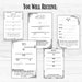 ACEO ATC Back Side Info Card Sheets Printable Download, Artist Trading ...
