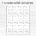 ACEO ATC Back Side Info Card Sheets Printable Download, Artist Trading ...