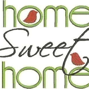 Home Sweet Home Machine Embroidery Design image 5