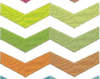 Chevron Stripes - Conception de broderie à la machine