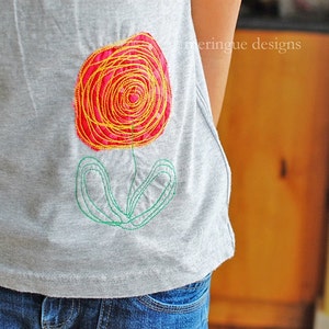 Scribbled Roses Machine Embroidery Designs image 3