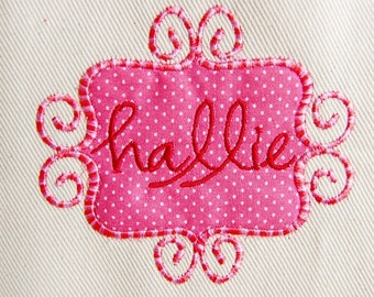 California Dreaming - Machine Embroidery Alphabet