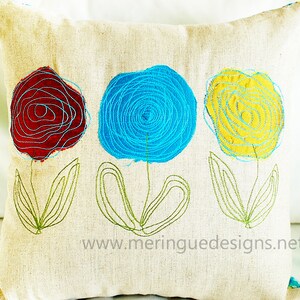 Scribbled Roses Machine Embroidery Designs image 4