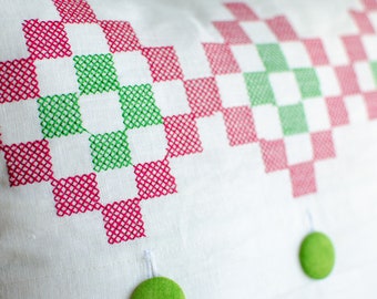 Patchwork au point de croix - Motifs de broderie à la machine