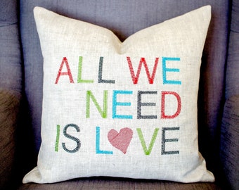 All We Need Is Love -  Machine Embroidery design