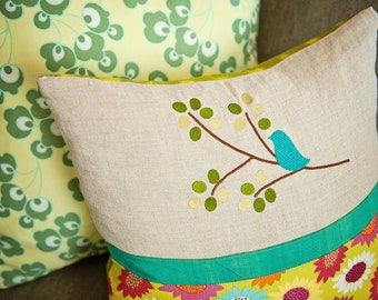 Bird on Branch - Machine Embroidery Designs