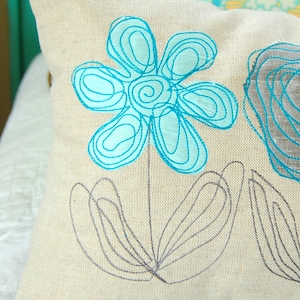 Scribbled Daisy - Machine Embroidery Designs