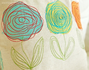 Scribbled Roses - Machine Embroidery Designs