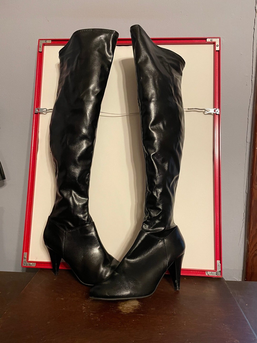Thigh High Catwoman Boots by Chinese Laundry Size 8.5 - Etsy