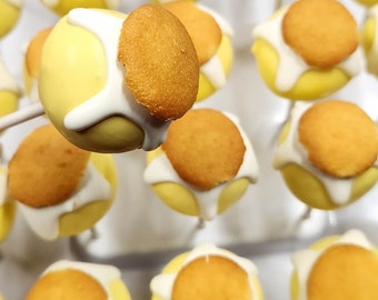 Banana Cream Cake Pops