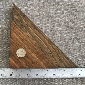 Triangular Corner Shelf, Wooden Shelves, Floating Corner Shelf with Installation Hardware Included, Kitchen Shelf, Shelf for Security Camera