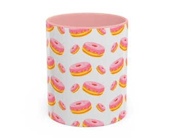 Delicious Donuts Accent Coffee Mug (11oz)