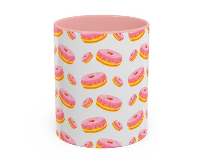 Delicious Donuts Accent Coffee Mug (11oz)