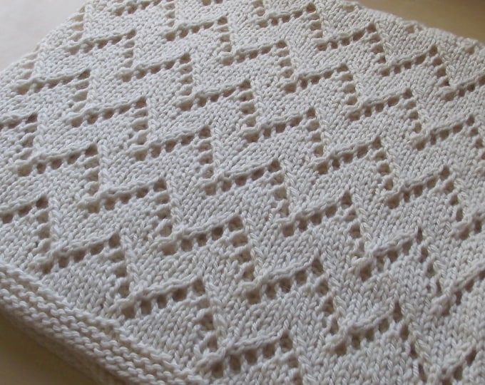 Hollis Baby Blanket Pattern PDF