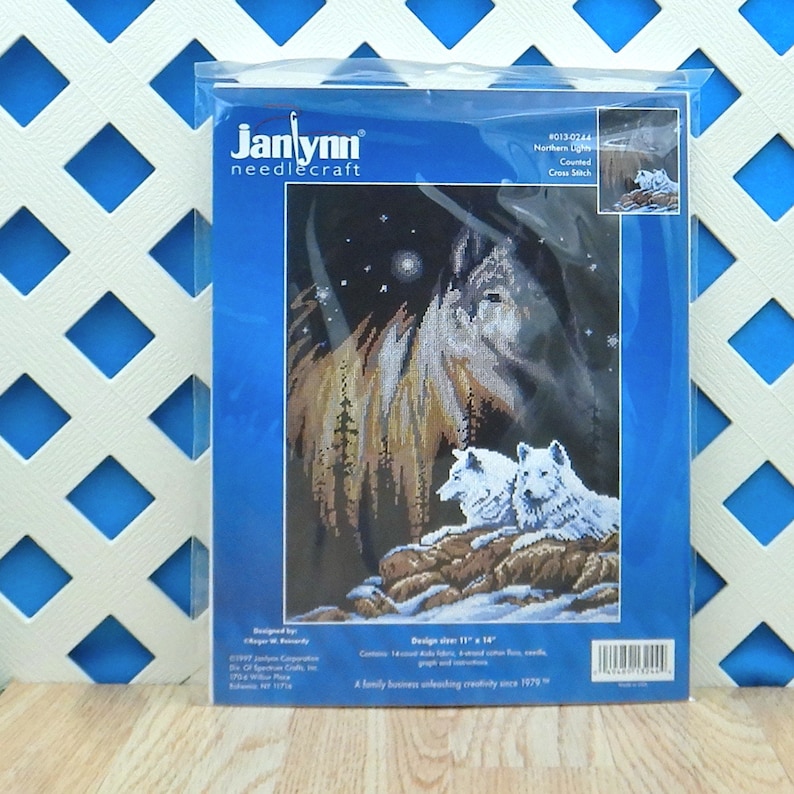 Northern Lights Counted Cross Stitch Kit / 013-0244 | Etsy