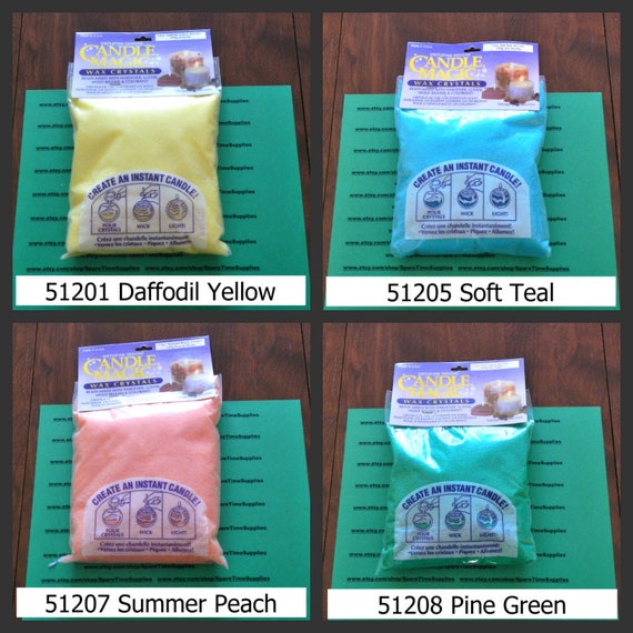 Distlefink Designs Candle Magic Wax Crystals assorted Etsy