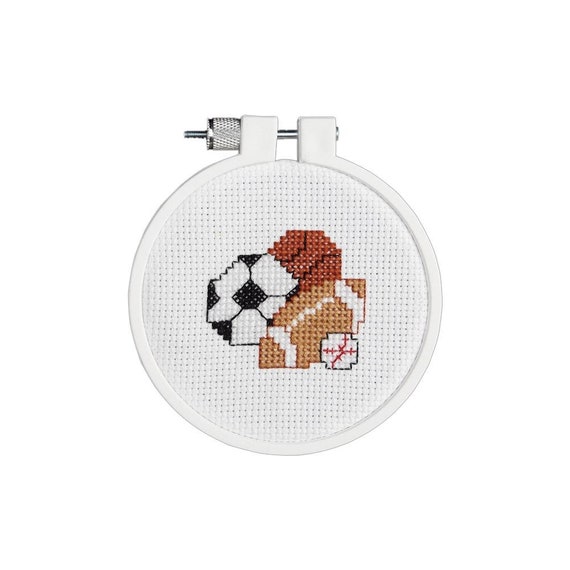 3 Janlynn 021-1817 Kid Sleeping Puppy Stamped Cross Stitch Kit